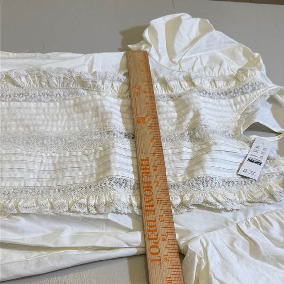 J. Crew Lace-trim pintuck dress Size XXS - Picture 7 of 11